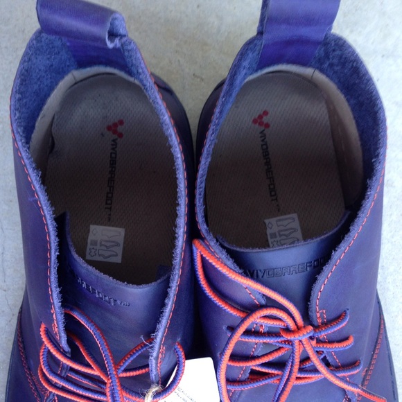 💸SOLD💸Vivobarefoot Gobi Indigo Chukka Boots - Picture 5 of 8